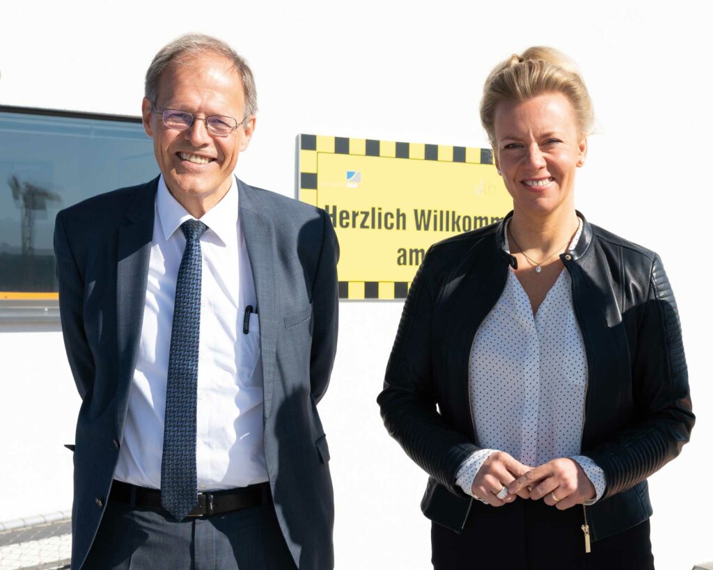 Prof. Holzgreve und Ministerin Brandes